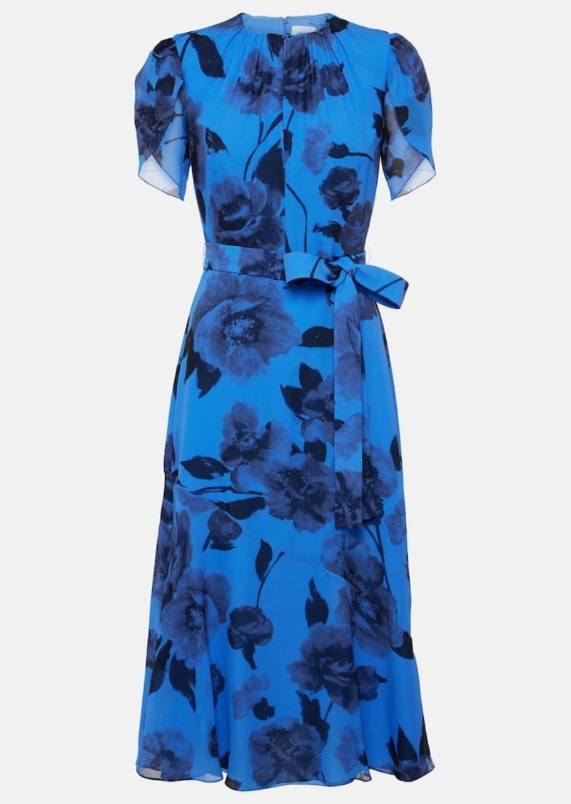 Erdem Floral silk midi dress