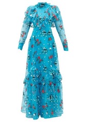 Erdem Horacia embroidered-organza gown