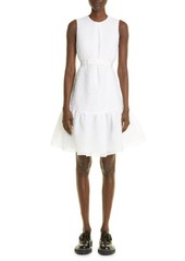 Erdem Maple Tiered Cloqué Dress