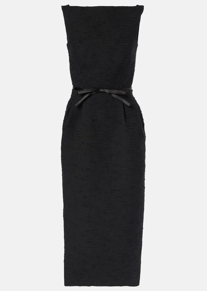 Erdem Tweed midi dress