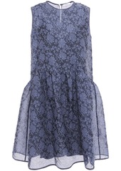 Erdem Woman Maddox Organza-cloqué Dress Light Blue