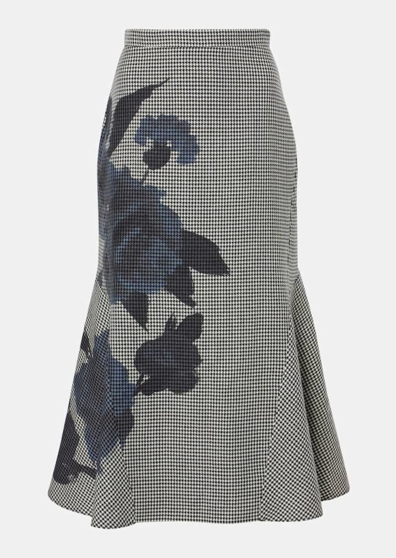 Erdem Wool pencil skirt