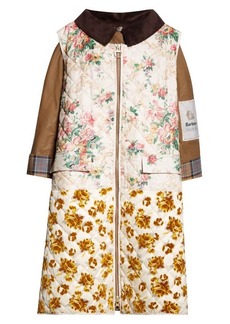 Erdem x Barbour Waxed Cotton Hooded Coat with Removable Vest