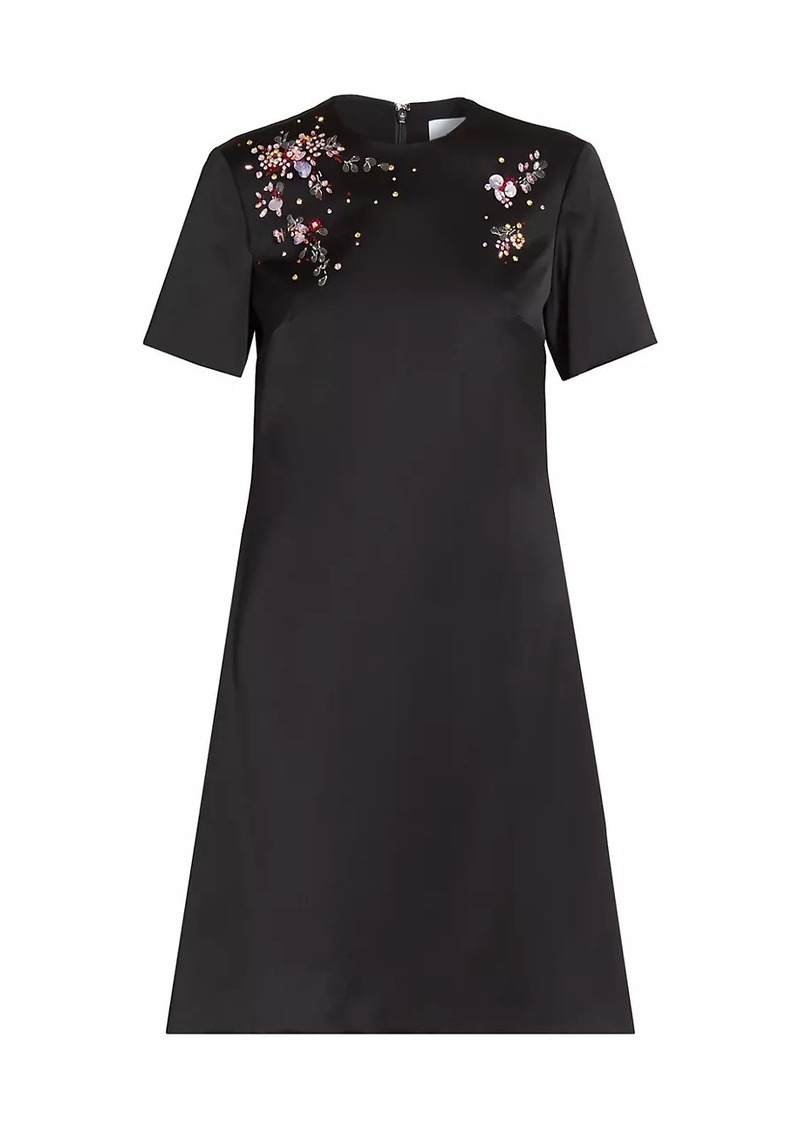 Erdem Floral Embroidered Minidress