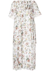 Erdem floral-print ruffle-tiered dress