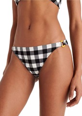 Eres Abstrait Gingham Brief Bikini Bottom