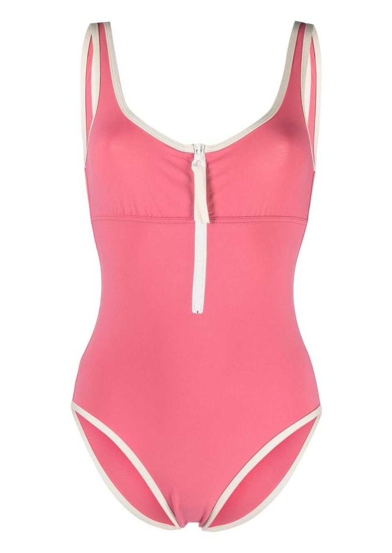 Eres Beatriz zip-up swimsuit