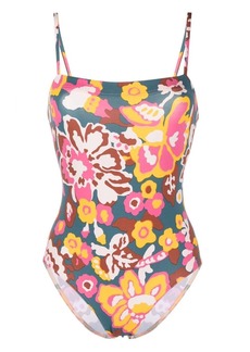 Eres Cajou floral-print swimsuit