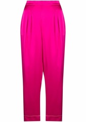 Eres capitaine pleat-detail silk trousers
