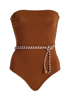 Eres - Majorette One-Piece Swimsuit - Brown - FR 46 - Moda Operandi