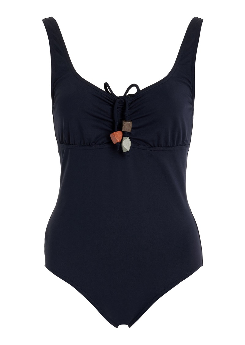 Eres - Moon One-Piece Swimsuit - Blue - FR 42 - Moda Operandi