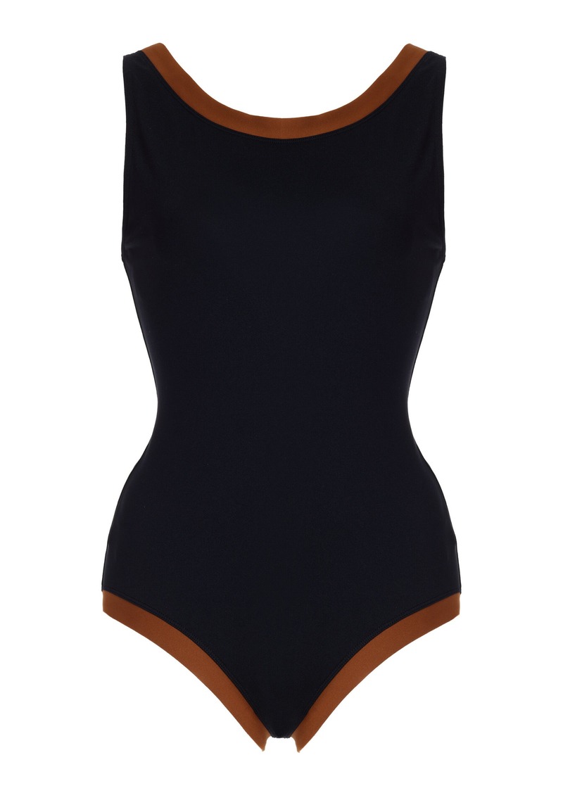 Eres - Sombrero One-Piece Swimsuit - Black - FR 40 - Moda Operandi