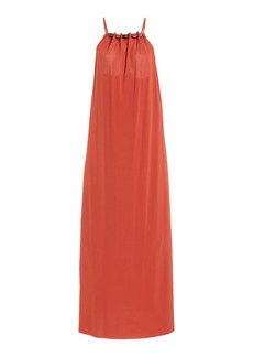 Eres - Tiana Embellished Maxi Dress - Brown - M - Moda Operandi