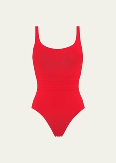 Eres Asia Scoop-Neck One-Piece Swimsuit with Waistband Detail
