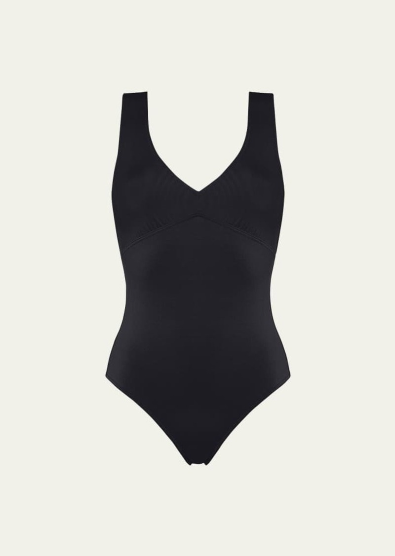Eres Hold Up Low-Back One-Piece Swimsuit