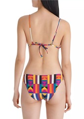 Eres Geometric Triangle Bikini Top