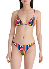 Eres Geometric Triangle Bikini Top