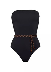 Eres Majorette Belted Bustier One-Piece Swimsuit