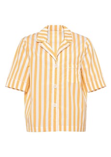 Eres Orangeade stripe-print shirt