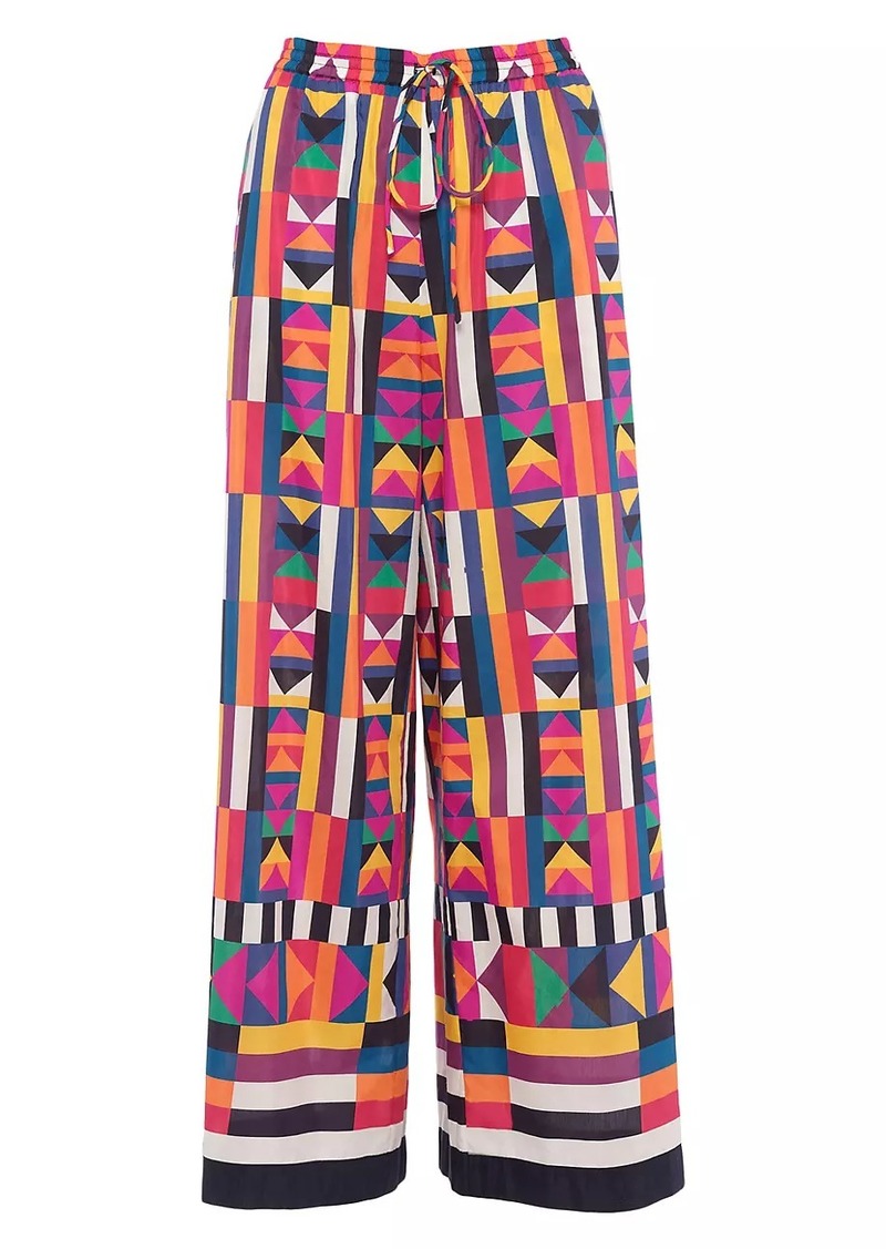 Eres Pluriel Cotton-Silk Drawstring Trousers