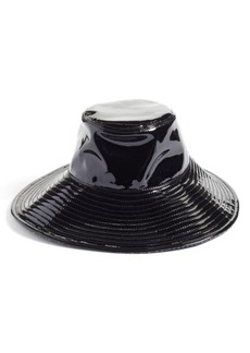 Eric Javits Driptidoo Patent Bucket Rain Hat in Black at Nordstrom