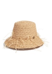 Eric Javits Valeria Squishee® Straw Bucket Hat