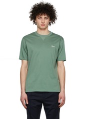 Ermenegildo Zegna Green Cotton T-Shirt