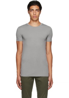 Ermenegildo Zegna Grey Micromodal Crewneck T-Shirt