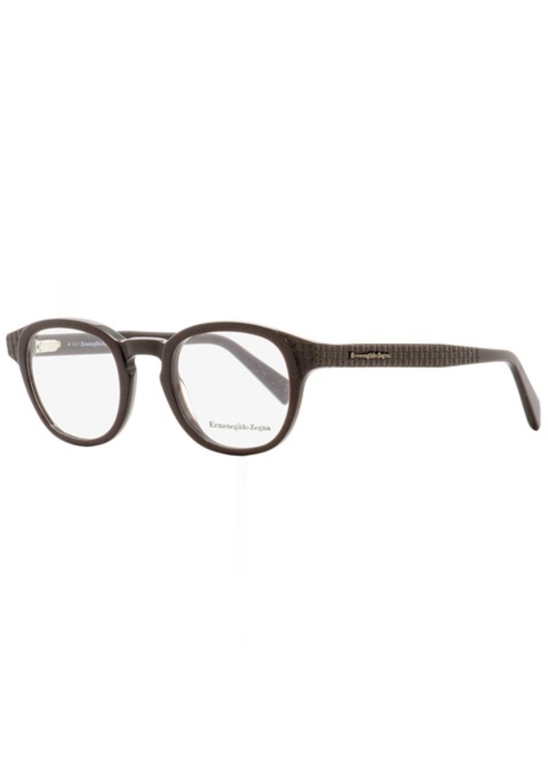 Ermenegildo Zegna Men's Eyeglasses EZ5108 050 Dark Brown 48mm