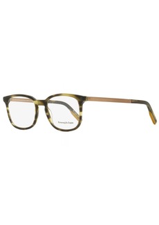Ermenegildo Zegna Men's Rectangular Eyeglasses EZ5143 055 Striped Brown/Bronze 53mm