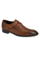 ZEGNA Single Strap Monk Shoe in Vicuna Brown at Nordstrom