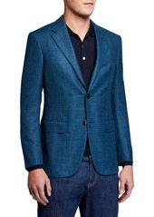 Ermenegildo Zegna Men's Solid Wool-Blend Regular--Fit Blazer
