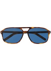 Ermenegildo Zegna oversized-frame tinted sunglasses