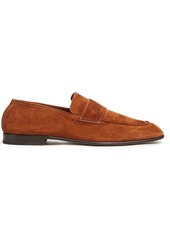 Zegna suede penny loafers