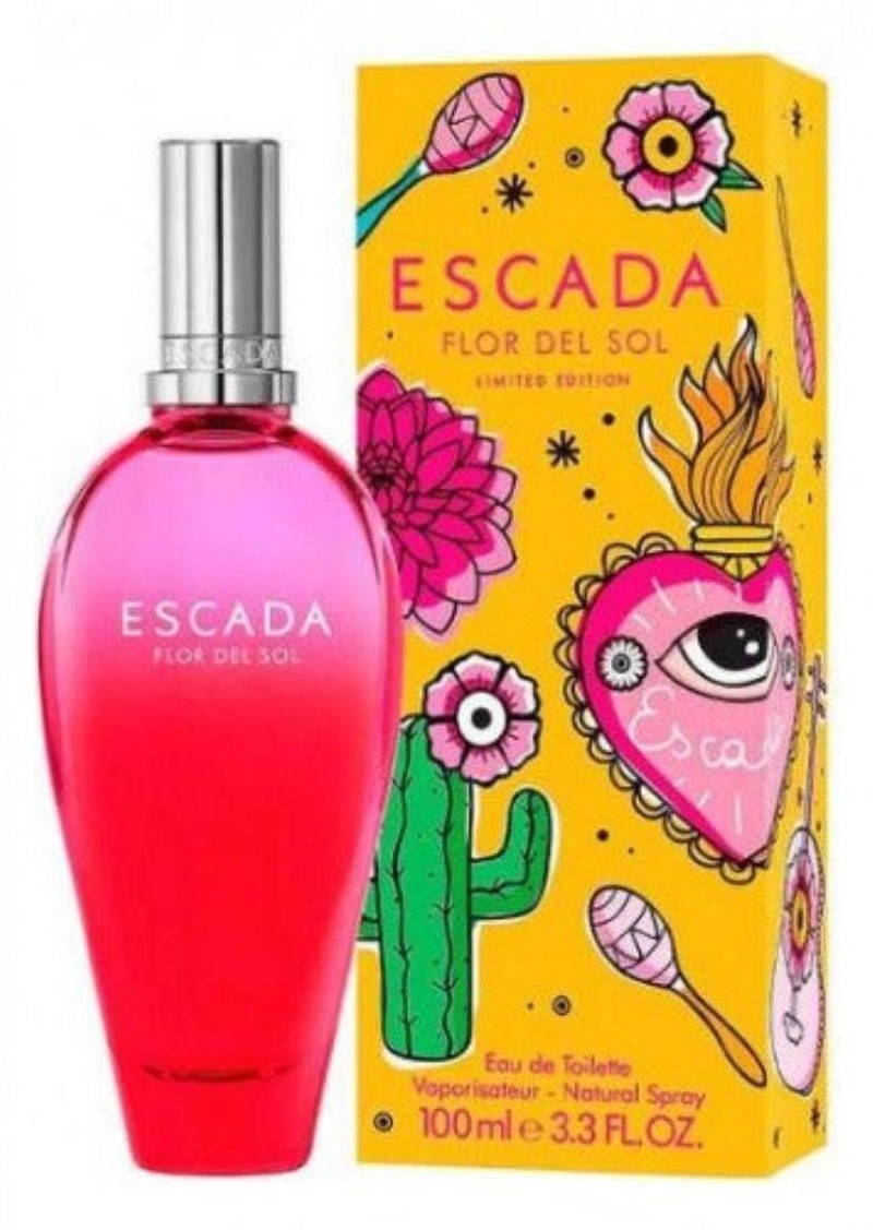 Escada Flor Del Sol Eau De Toilette Escada Women's Perfume 3.3 Oz