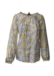 Escada Sport Printed Top in Multicolor Silk