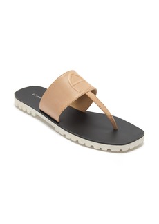 Etienne Aigner Palma Flip Flop in Nude Leather at Nordstrom