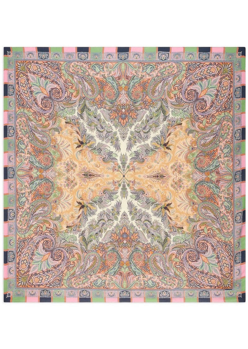 Etro abstract-print scarf