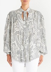 Etro all-over paisley-print blouse