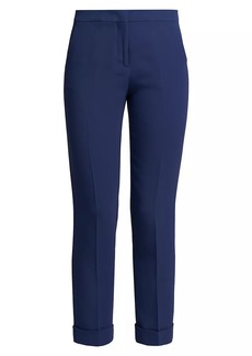 Etro Ankle-Crop Mid-Rise Trousers