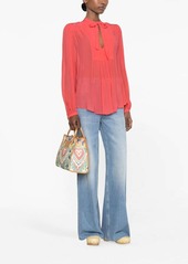 Etro bow-detailed silk blouse