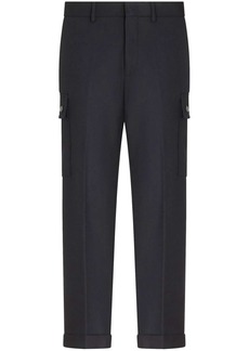 Etro cargo-pockets wool tapered trousers