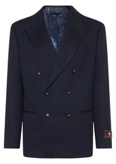 Etro Cashmere Double Breasted Blazer