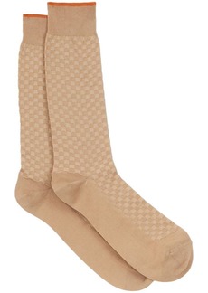 Etro check-pattern knit socks