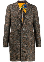 Etro chevron knit tailored coat