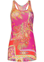 Etro Chora floral print mini dress