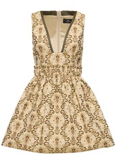 Etro Cotton Blend Jacquard Mini Dress