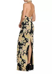 Etro Damask Halterneck Gown