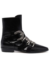 Etro decorative side-buckle ankle boots