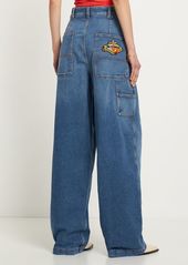 Etro Denim High Rise Wide Jeans